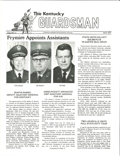 Bluegrass Guard, May 1972